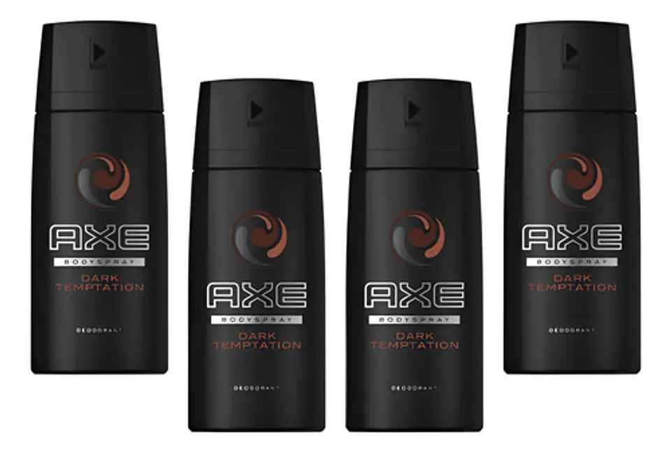 Desodorante Axe Dark Temptation Bs 48h Pack 4 Unidades Chocolate 1