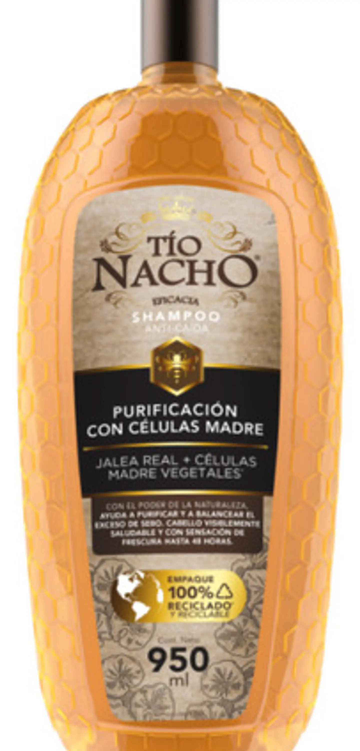 Shampoo  Tío Nacho Purificación Células Madre 950ml 2