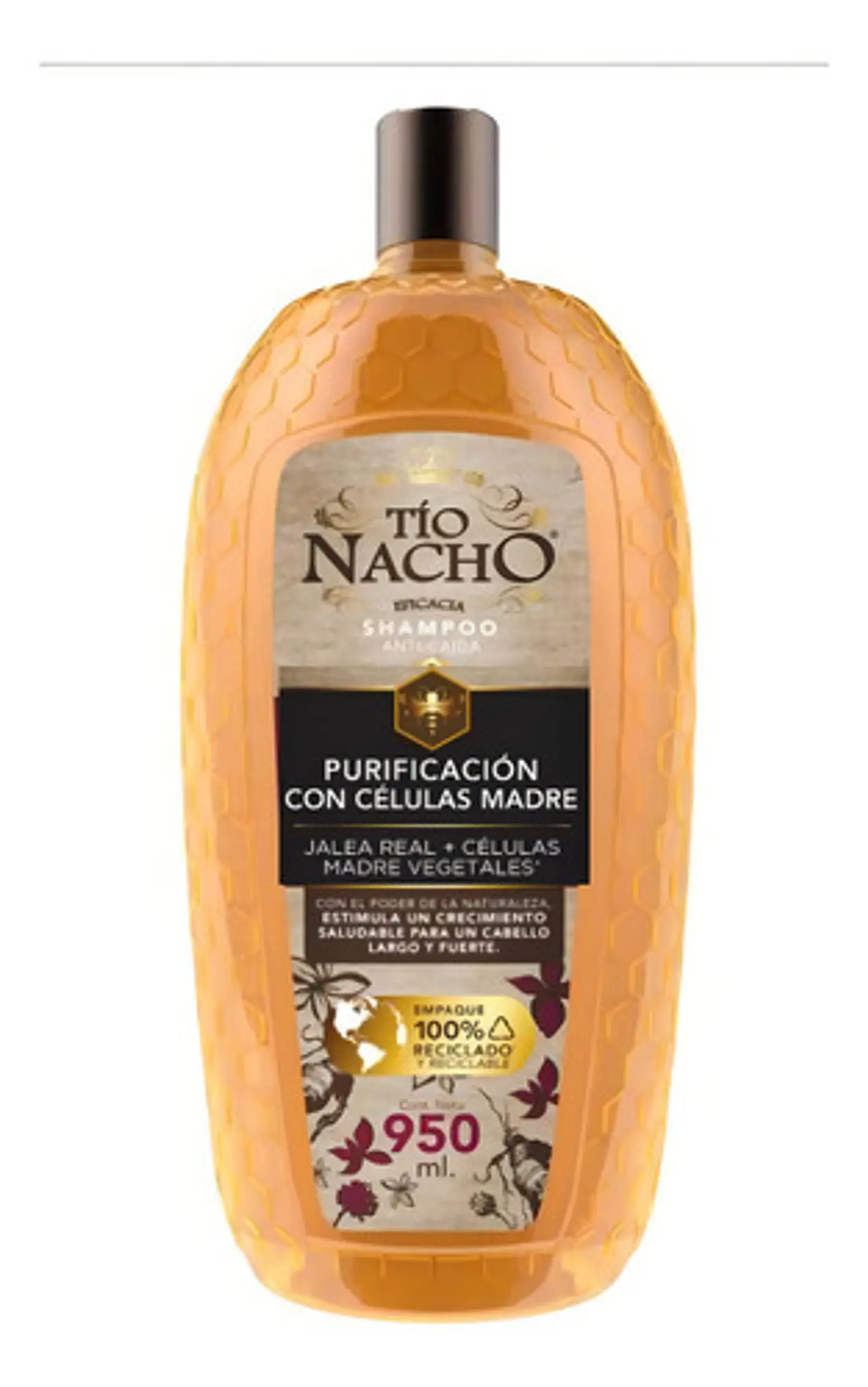 Shampoo  Tío Nacho Purificación Células Madre 950ml 4