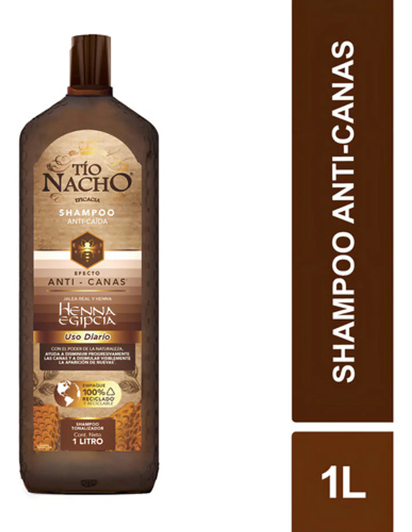 Tío Nacho Shampoo Anti Canas 1 Lt 1