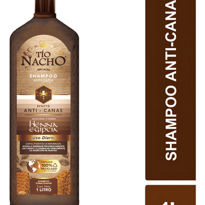 Tío Nacho Shampoo Anti Canas 1 Lt 1