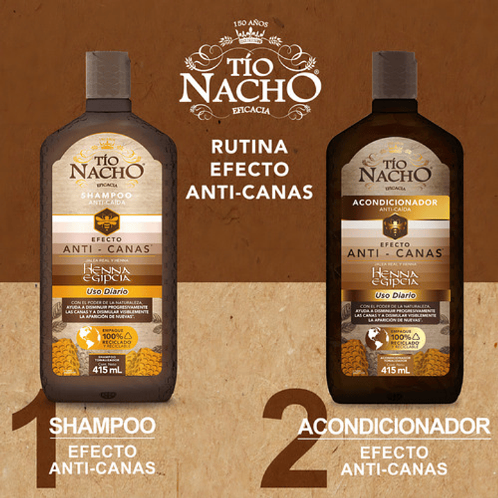 Tío Nacho Shampoo Anti Canas 1 Lt 5