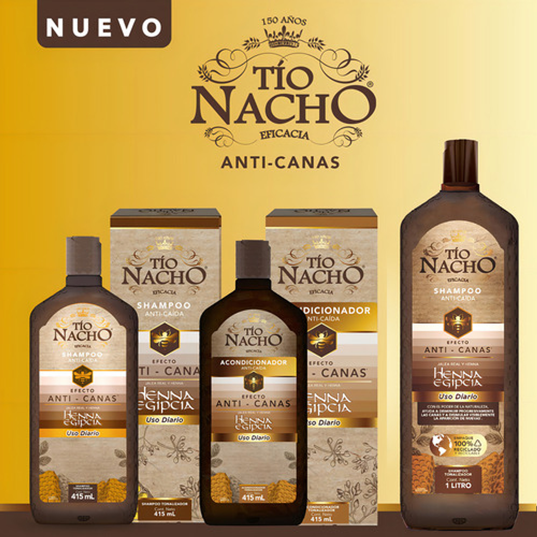 Tío Nacho Shampoo Anti Canas 1 Lt 7