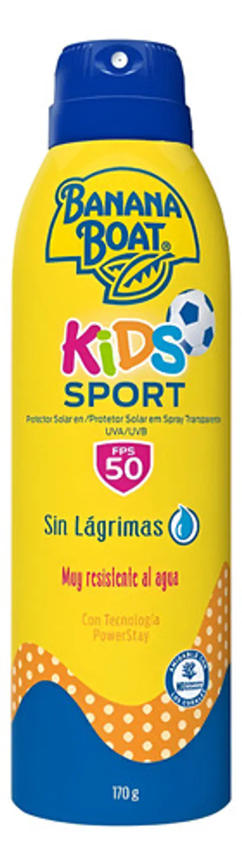 Protector Solar Banana Boat Kids Sport 50 Fps Spray 170g