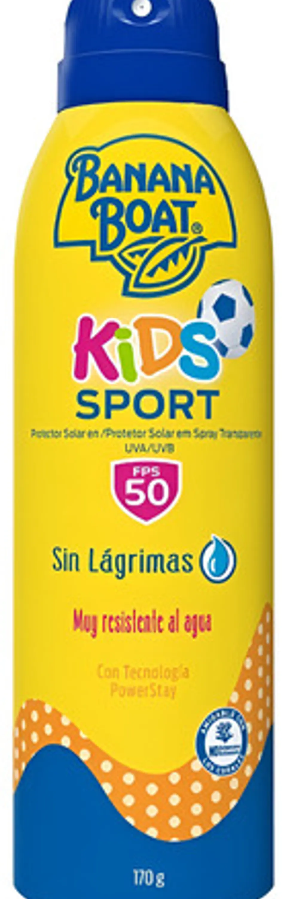 Protector Solar Banana Boat Kids Sport 50 Fps Spray 170g 1