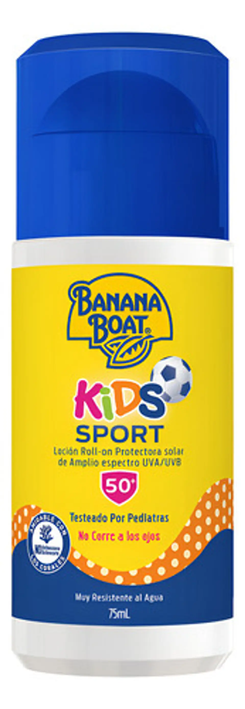 Protector Solar Banana Boat Kids Sport 50+ Fps Roll On 2.5 Oz 75ml 1