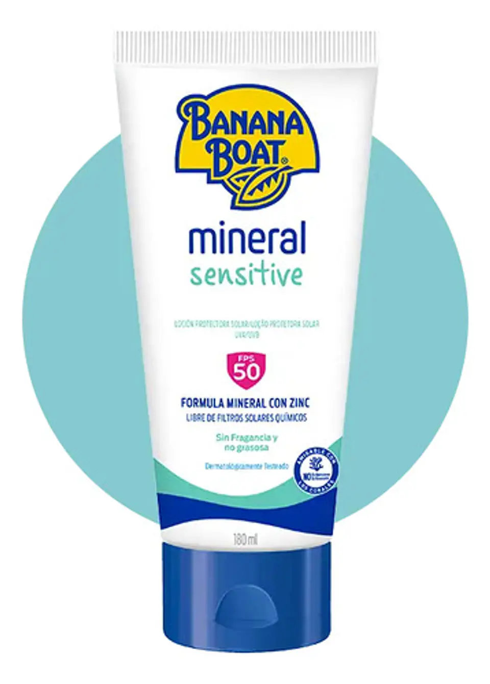 Banana Boat Protector Solar Mineral Sensitive Fps50 180 Ml 7