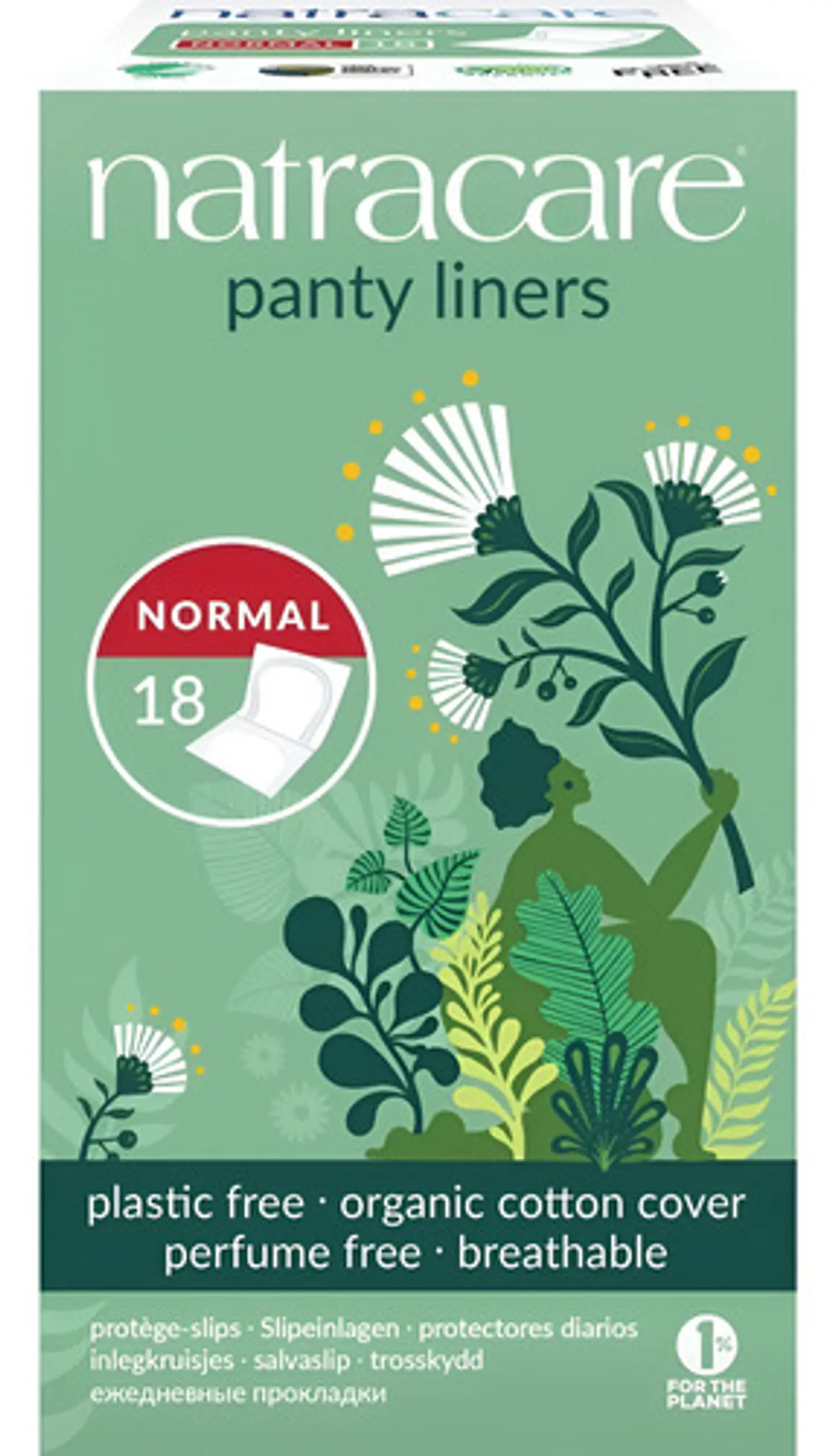 Natracare Protectores Diarios Protector Diario Normal - Normal - 18 - Unidad - 1 1