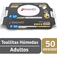 Emumed Toallita Humeda Adulto Premium - 50 - Unidad - 1 - Paquete - Miniatura 2