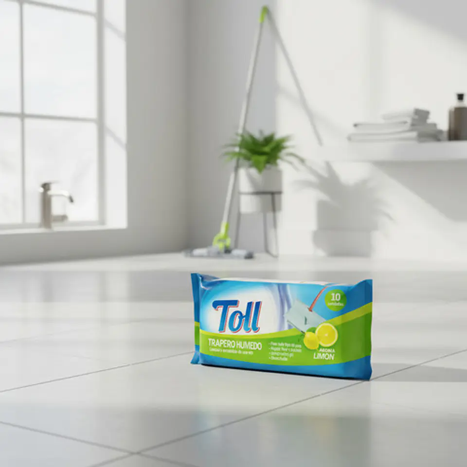 Trapero Humedo Toll Aroma Limón - Paquete 10 Unidades 3