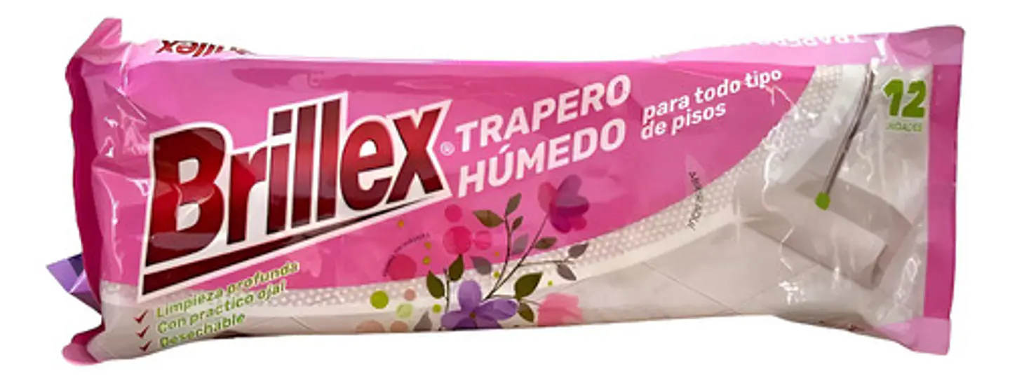 Trapero Humedo Brillex Aroma Primavera - Paquete 12 Unidades 2