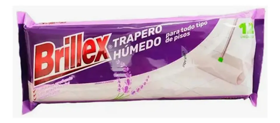 Trapero Humedo Brillex Aroma Lavanda - Paquete 12 Unidades 3