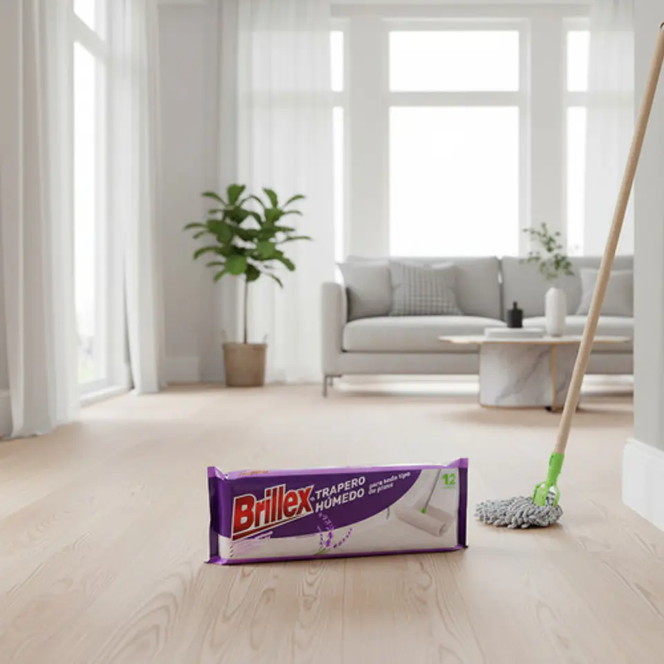 Trapero Humedo Brillex Aroma Lavanda - Paquete 12 Unidades 4