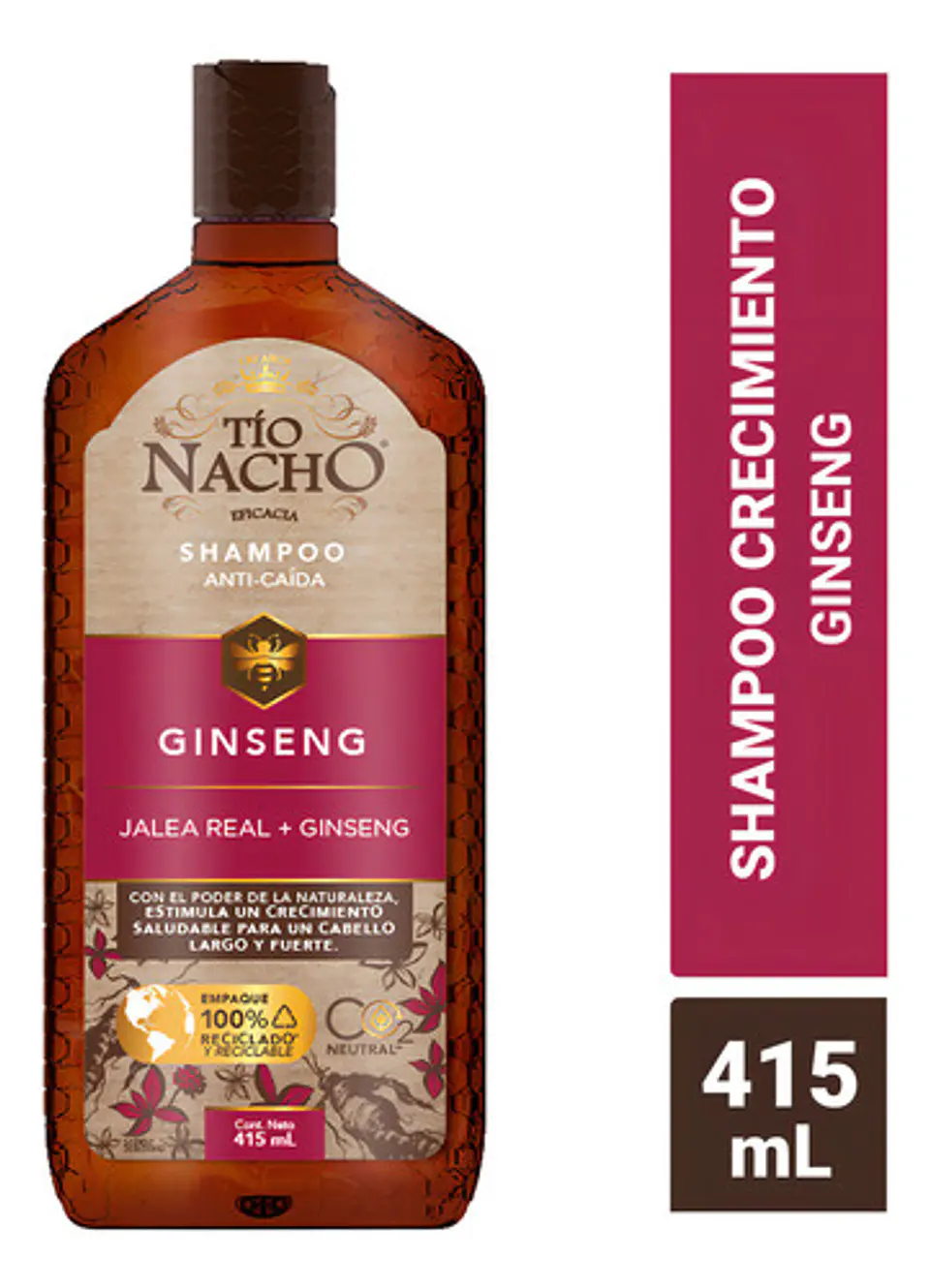 Tío Nacho Shampoo Ginseng 415 Ml 1