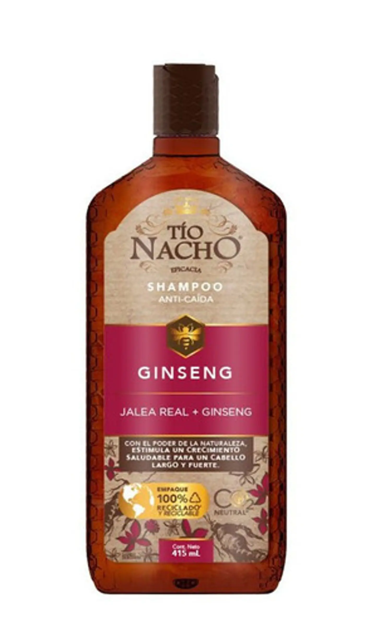 Tío Nacho Shampoo Ginseng 415 Ml 2