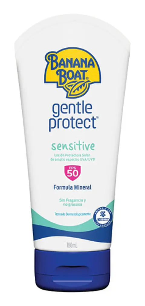 Banana Boat Protector Solar Mineral Sensitive Fps50 180 Ml