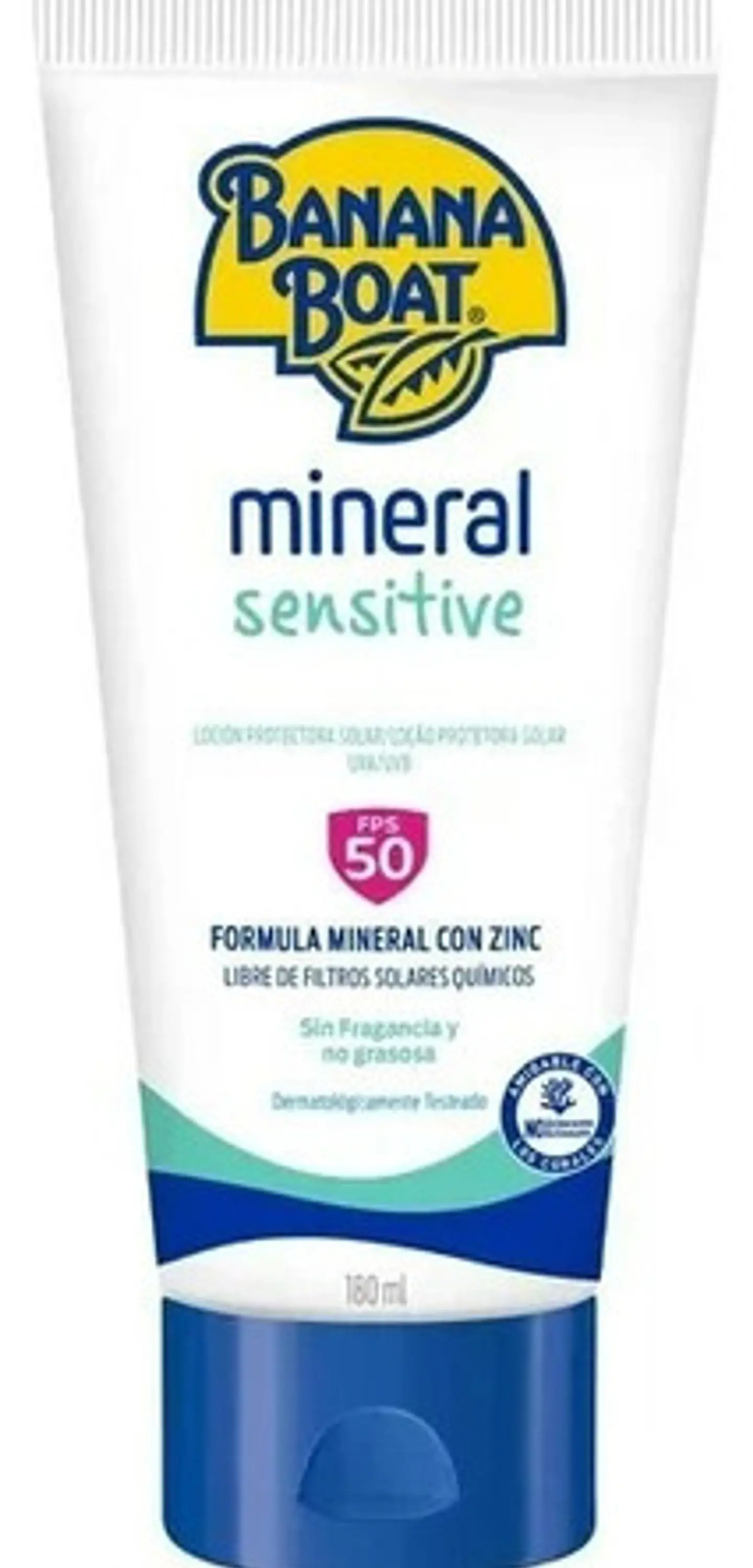 Banana Boat Protector Solar Mineral Sensitive Fps50 180 Ml 2