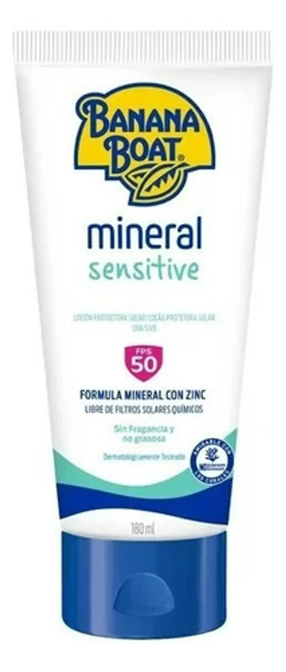 Banana Boat Protector Solar Mineral Sensitive Fps50 180 Ml 2