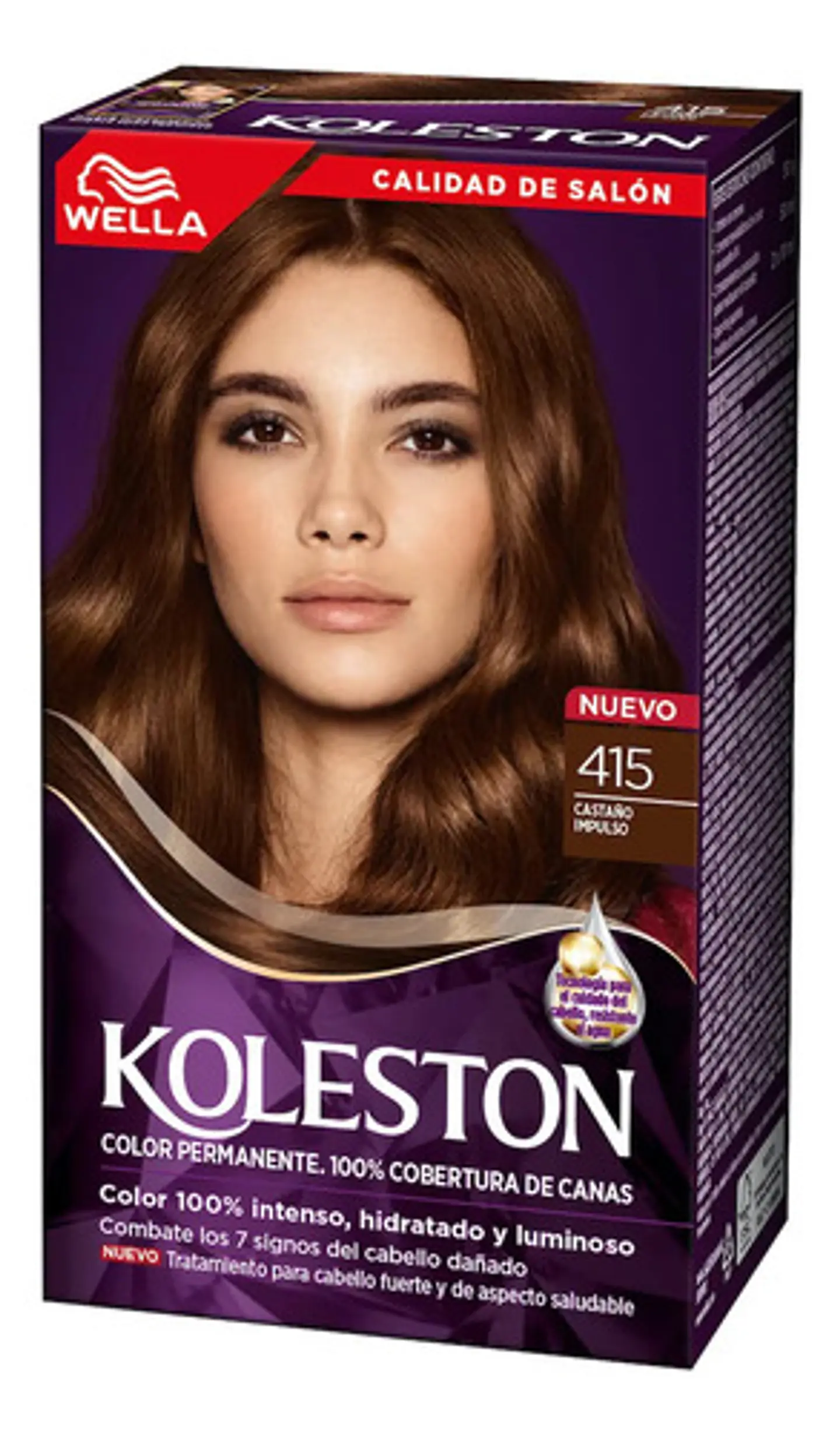 Koleston Tintura Permanente Hidratante Castaño Impulso 415 2
