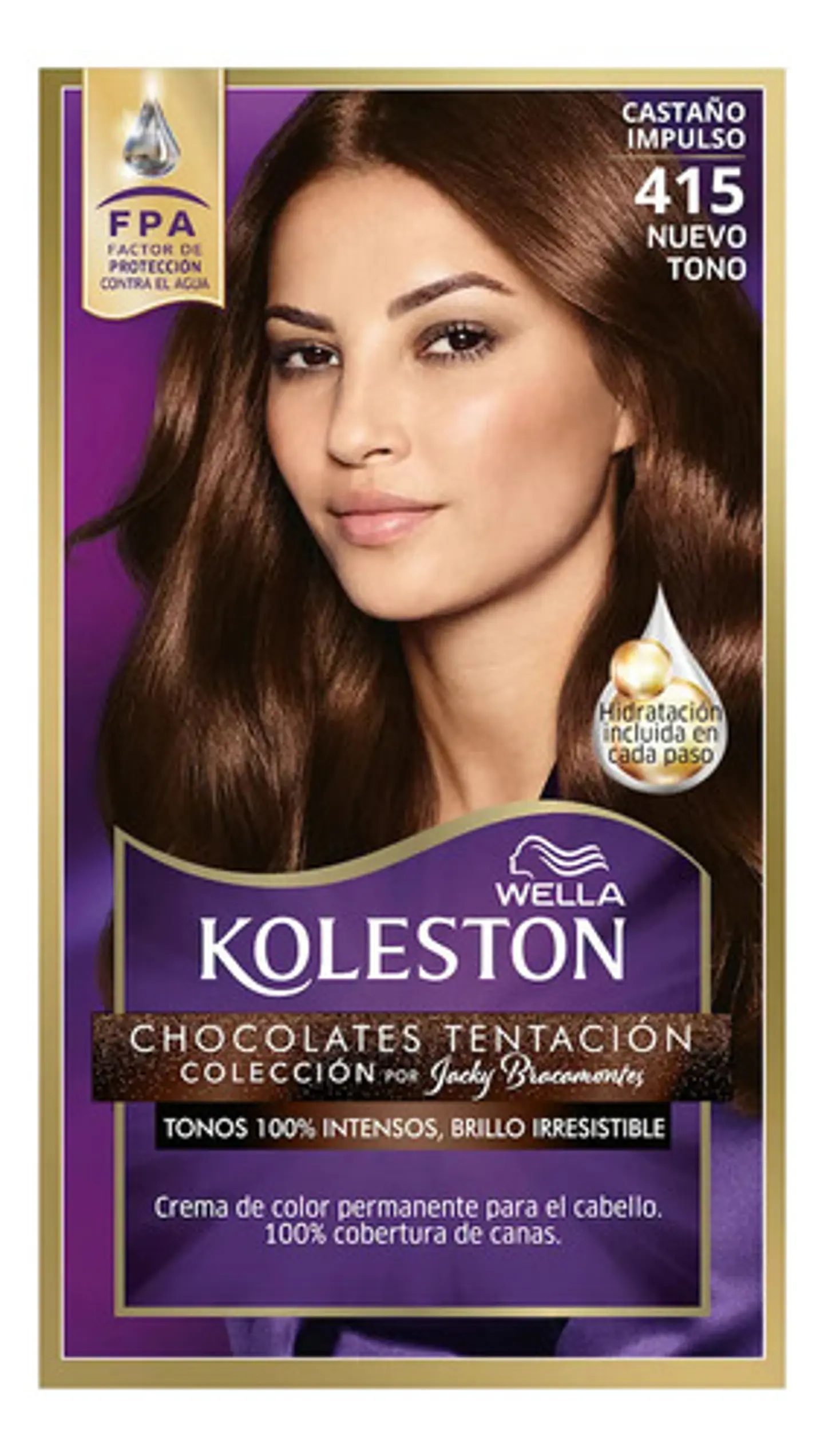 Koleston Tintura Permanente Hidratante Castaño Impulso 415 3