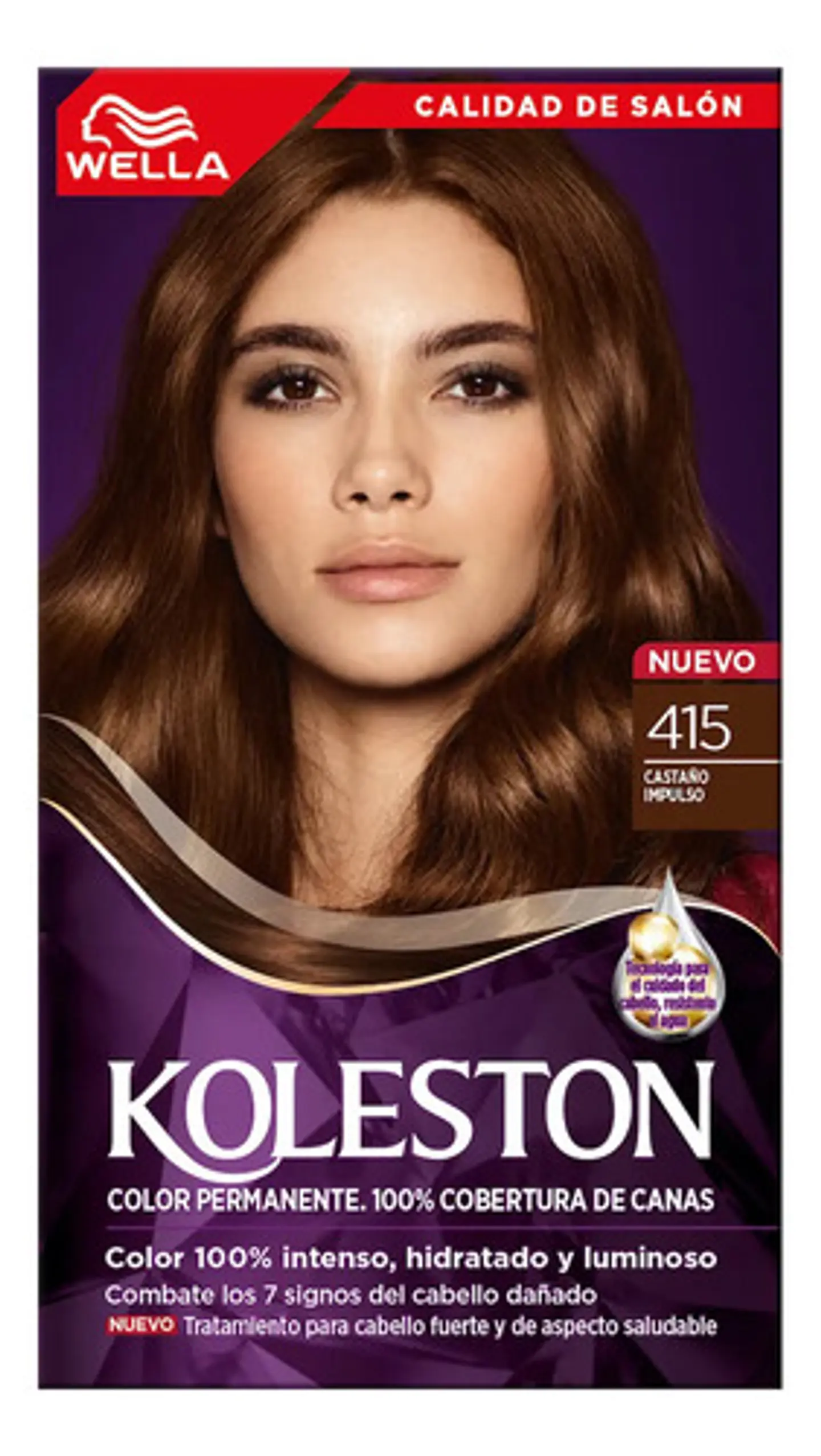 Koleston Tintura Permanente Hidratante Castaño Impulso 415 4