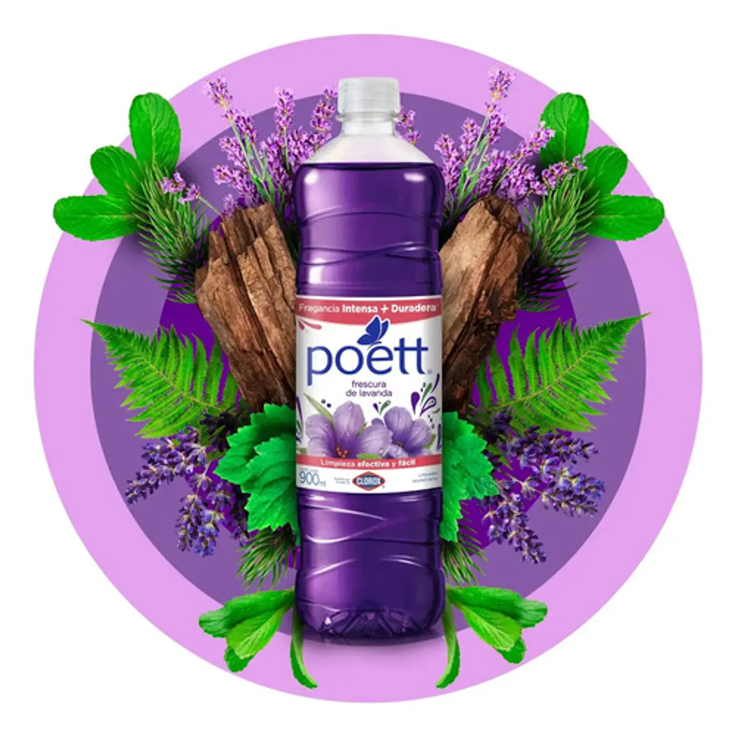 Limpiador Poett Con Ayudin Frescura De Lavanda 2
