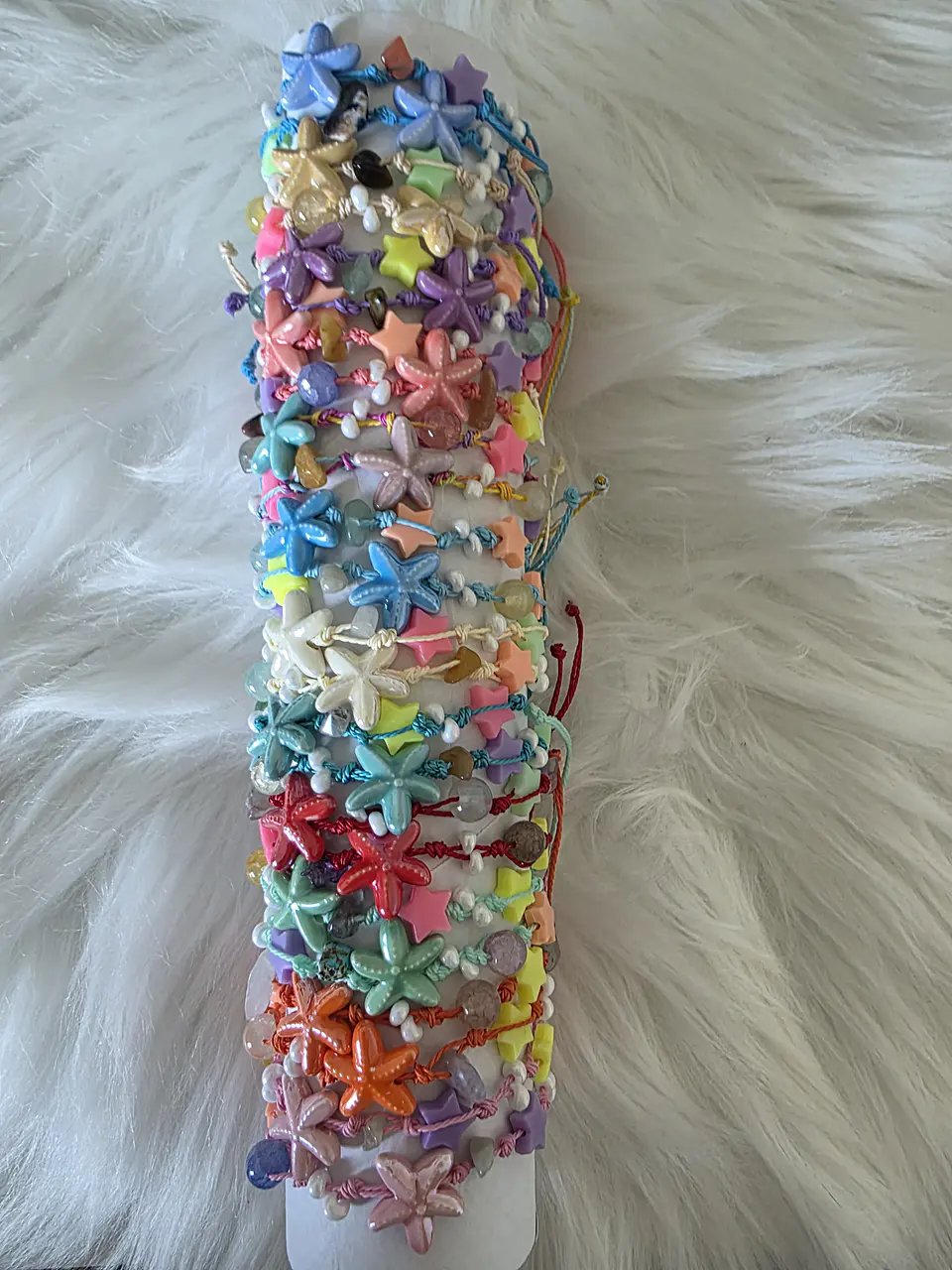 Pulseira de cordão formato estrela 1