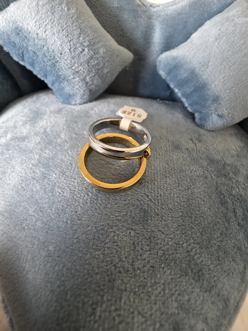 Anel Casal aço inoxidável 1