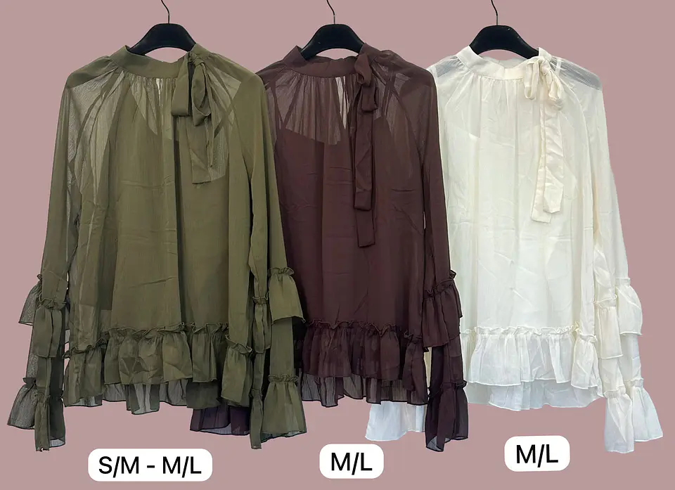 Blusa com folhos 1