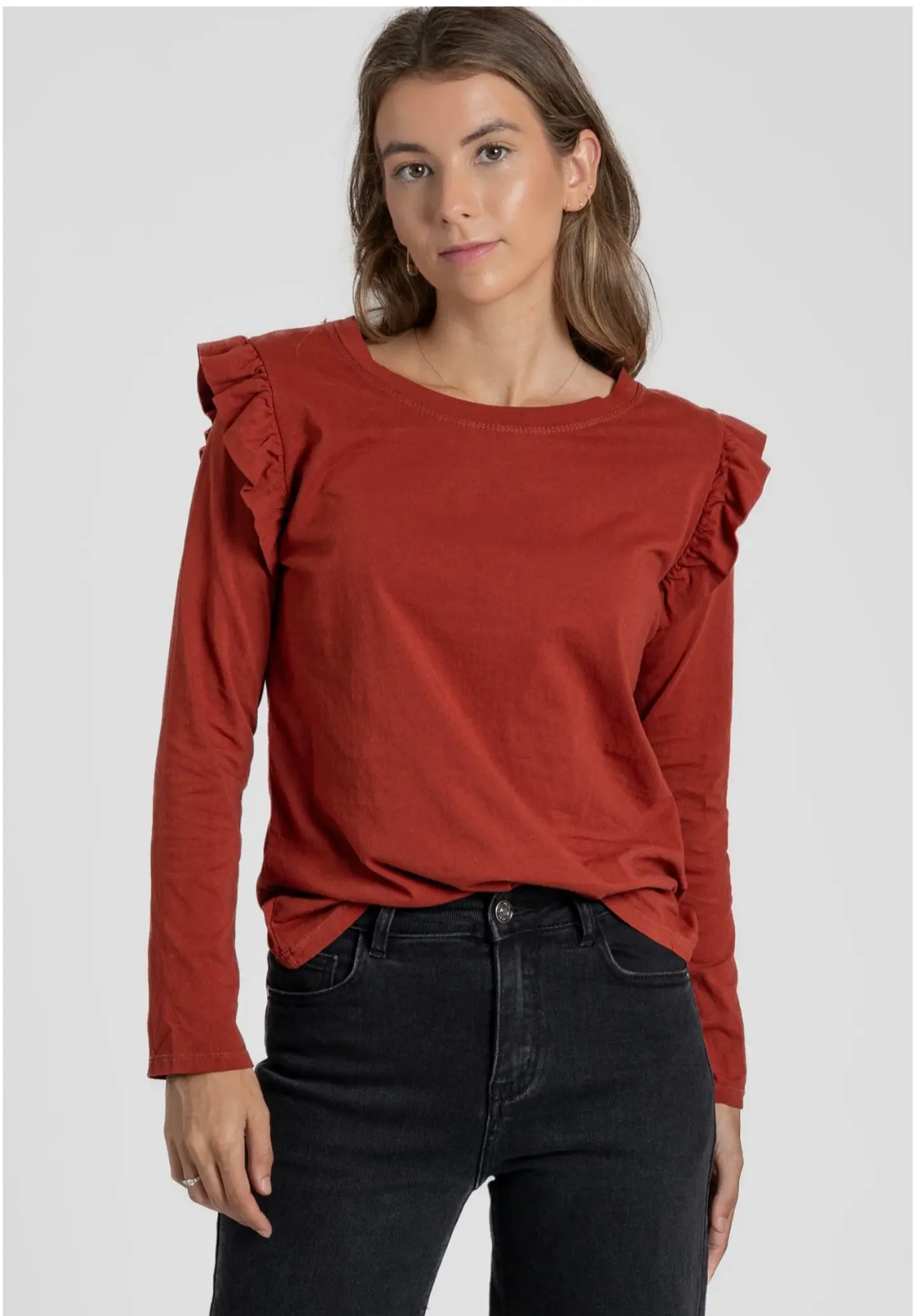 Blusa manga comprida 95% algodão 2