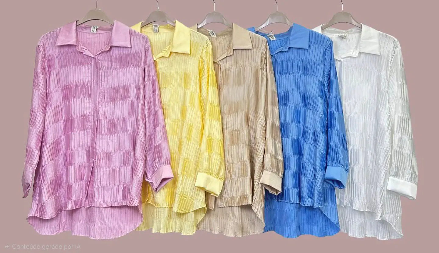 Camisa acetinada 1