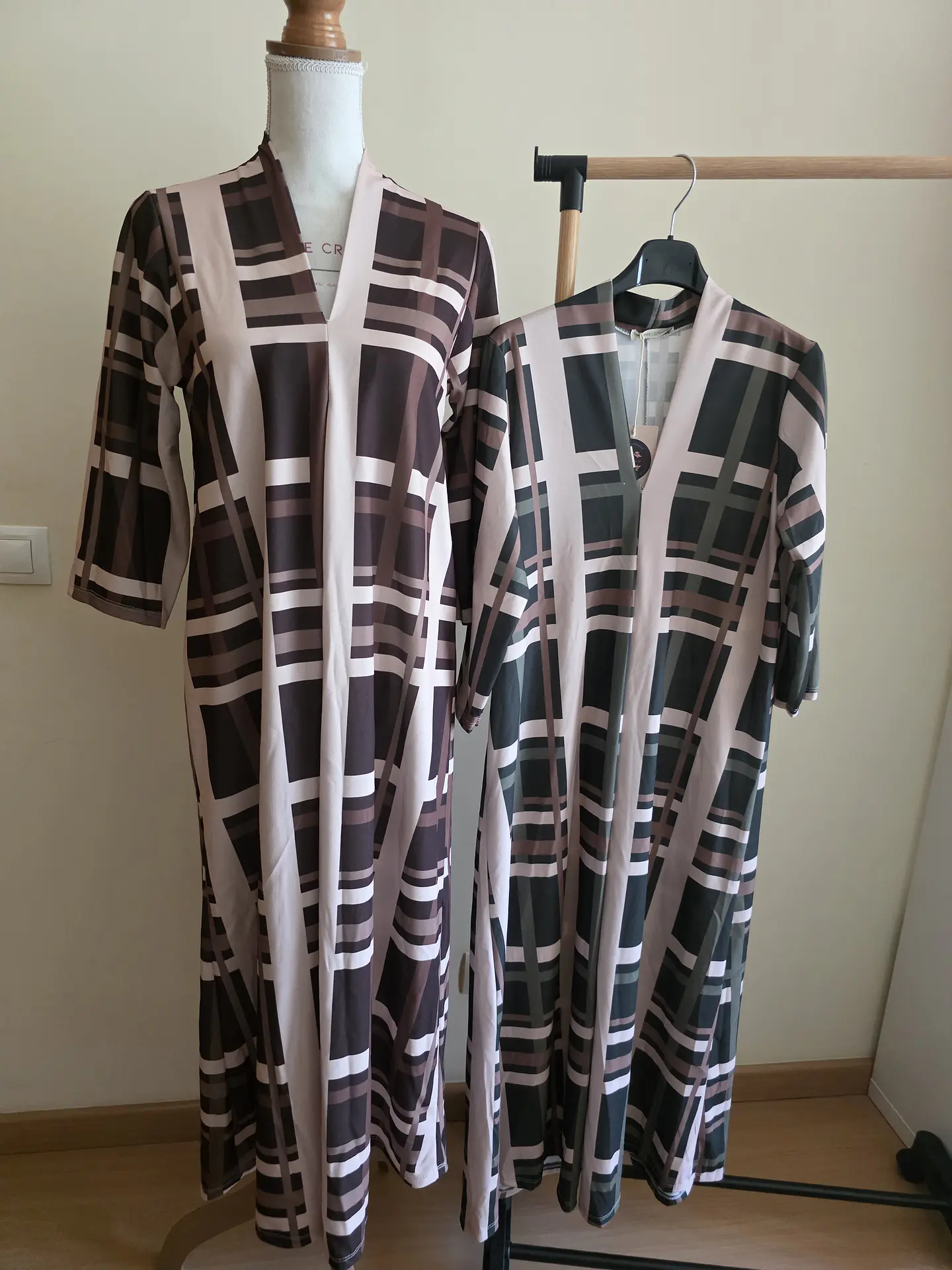 Vestido manga 3/4 2