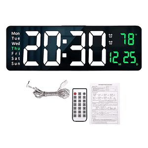 Reloj Led De Pared Digital