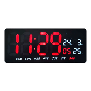 Reloj Digital Decorativo De Pared O Mesa 36x16