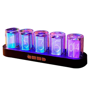Reloj Decorativo Tube Nixie Rgb
