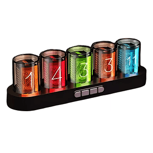 Reloj Decorativo Tube Nixie Rgb