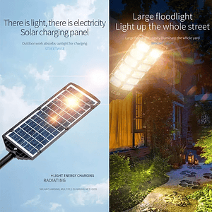 Reflector Solar 800w Led Con Sensor Movimiento Ip67