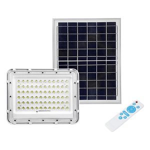 Foco Reflector Led Solar Exterior Control 200w