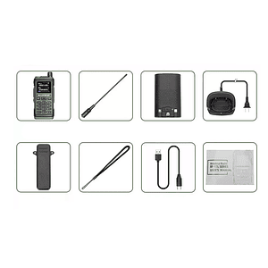 Radio Portatil Baofeng Uv-17 Pro Gps Fm 6 Bandas Vhf Uhf