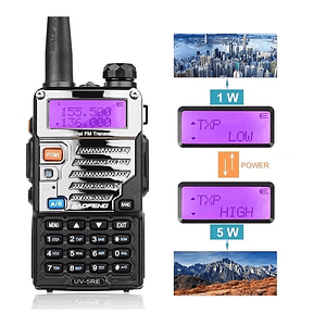 Radio Walkie Talkie Digital Baofeng Uv-5r Duaband Vhf/uhf/fm