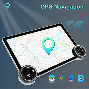Radio Auto 10.1 Dual Knob2 Gps Android-carplay 6+128g