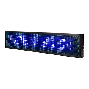 Letrero Led Luminoso Programable Unicolor 130x20 Cm Wifi