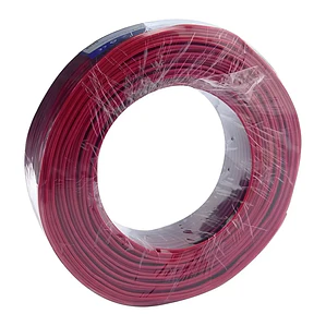 Rollo Cable Parlante 100 Metros 2x1 Negro-Rojo 2mm AWG 1 para Audio Automotriz