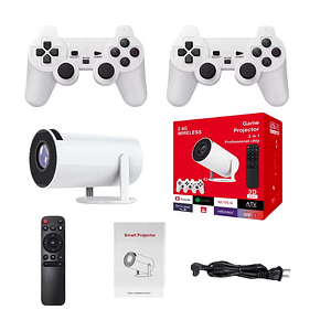 Proyector Portátil Con Consola Hd 4k Wifi Bluetooth +control
