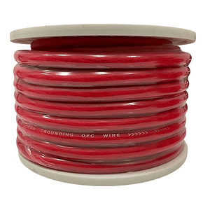 Rollo De Cable Calibre 0ga 15 Metros Resistente Auto