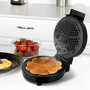 Máquina Para Hacer Waffles Forma De Corazón Mcasa 700w