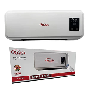 Calentador Calefactor Ventilador Eléctrico De Pared Blanco