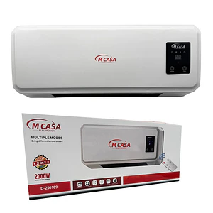 Calentador Calefactor Ventilador Eléctrico De Pared Blanco