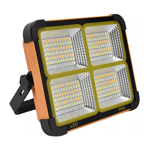 Foco Recargable 1000 Watts Solar Portátil 5 Modos De Luz