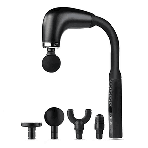 Masajeador Muscular Pistola Mango Extendido Recargable